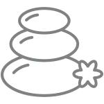 Spa Stone Flower SVG Icon
